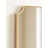 imageKate and Laurel Healey Glam Scalloped Wall Mirror 22 x 30 Gold Minimal Scallop Mirror for Classic Traditional Wall DecorGold