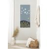 imageKate and Laurel Hilltop Flight Linocut Bird Framed Canvas Wall Art by Guilana Lazzerini 18 x 40 Sylvie White Modern Contemporary Animals Landscapes Nature Art for Wall Decor Living Room