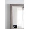 imageKate and Laurel Hogan Farmhouse Wall Mirror 18 x 24 White Modern Rectangular Wood Mirror for WallGrey