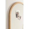 imageKate and Laurel Holbrook Glam Framed Arch Fabric Pinboard 24 x 36 Gold Decorative Modern Arched Bulletin Board for Use as Vision Board or Wall Organization