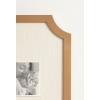 imageKate and Laurel Holbrook Glam Framed Scallop Fabric Pinboard 15 x 24 Gold Decorative Modern Scalloped Bulletin Board for Use as Vision Board or Wall Organization