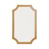 imageKate and Laurel Holbrook Glam Framed Scallop Fabric Pinboard 15 x 24 Gold Decorative Modern Scalloped Bulletin Board for Use as Vision Board or Wall Organization