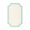 imageKate and Laurel Holbrook Modern Framed Scallop Fabric Pinboard 15 x 24 Green Transitional Scalloped Bulletin Board for Use as Vision Board or Wall Organization