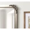 imageKate and Laurel Ivette Traditional Ornate Wall Mirror 25 x 35 Silver Decorative Baroque Style Rectangular Mirror with Metal Frame and Elegant Garland DetailSilver
