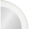 imageKate and Laurel Laranya Modern Round Mirror 22 Inch Diameter Teal and Black Decorative Circle Mirror with Metal Frame and Glossy Hand Applied FinishWhiteGold