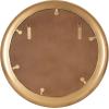 imageKate and Laurel Laranya Modern Round Mirror 22 Inch Diameter Teal and Black Decorative Circle Mirror with Metal Frame and Glossy Hand Applied FinishWhiteGold
