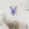 imageKate and Laurel Lobster Framed Canvas Wall Art by Nikita Jariwala 18 x 24 Sylvie White Coastal Animals Beach Art for Wall Decor Living Room Bedroom