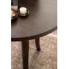 imageKate and Laurel Mariona Traditional Round Mango Wood Entryway Table 26 x 26 x 30 Dark Brown Vintage Circle Bistro Table with Classic Curved Legs for Entry Home DecorDark Brown