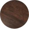 imageKate and Laurel Mariona Traditional Round Mango Wood Entryway Table 26 x 26 x 30 Dark Brown Vintage Circle Bistro Table with Classic Curved Legs for Entry Home DecorDark Brown