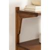 imageKate and Laurel Meridien Modern TwoTier Wooden Shelves 24 x 12 x 24 Rustic Brown Stunning Tiered Wall Shelf for Storage and Display as Cute Nursery Shelving or Bedroom Storage