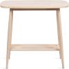 imageKate and Laurel Nilas Modern Rectangle Wood Console Table 32 x 16 x 30 Light Natural Decorative Transitional TwoTier Entryway Table with Storage and Solid Rubberwood Construction