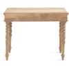 imageKate and Laurel Patresa Traditional Carved Wood Console Table 36 x 30 x 14 Dark Mocha Decorative Rectangle Entryway Table with Wooden Carving Details and Turned LegsBrown