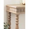 imageKate and Laurel Patresa Traditional Carved Wood Console Table 36 x 30 x 14 Dark Mocha Decorative Rectangle Entryway Table with Wooden Carving Details and Turned LegsBrown