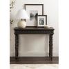 imageKate and Laurel Patresa Traditional Carved Wood Console Table 36 x 30 x 14 Dark Mocha Decorative Rectangle Entryway Table with Wooden Carving Details and Turned LegsDark Brown