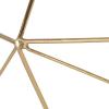 imageKate and Laurel Prouve Decorative Geometric Multiuse Metal Wall Display Shelves Gold 2 Piece Set