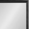 imageKate and Laurel Quato Transitional Rectangle Wall Mirror 24 x 36 Dusty Brown Framed Rectangular Framed Statement Mirror with Embossed Woodgrain TextureBlack