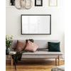 imageKate and Laurel Quato Transitional Rectangle Wall Mirror 24 x 36 Dusty Brown Framed Rectangular Framed Statement Mirror with Embossed Woodgrain TextureBlack