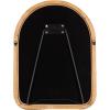 imageKate and Laurel Rahfy Boho Arched Rattan Tabletop Easel Mirror 12 x 16 Natural Rattan Coastal Small Tabletop Mirror for Use as Bedroom Makeup Mirror or Bathroom Vanity Mirror