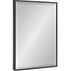 imageKate and Laurel Rhodes Large Framed Decorative Rectangle Wall Mirror 23quot x 29quot Dark Silver Sleek Decorative Wall Mirror with Modern FrameBlack