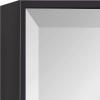 imageKate and Laurel Rhodes Large Framed Decorative Rectangle Wall Mirror 23quot x 29quot Dark Silver Sleek Decorative Wall Mirror with Modern FrameBlack