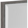 imageKate and Laurel Rhodes Large Framed Decorative Rectangle Wall Mirror 23quot x 29quot Dark Silver Sleek Decorative Wall Mirror with Modern FrameDark Silver