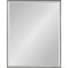 imageKate and Laurel Rhodes Large Framed Decorative Rectangle Wall Mirror 23quot x 29quot Dark Silver Sleek Decorative Wall Mirror with Modern FrameDark Silver