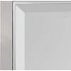 imageKate and Laurel Rhodes Large Framed Decorative Rectangle Wall Mirror 23quot x 29quot Dark Silver Sleek Decorative Wall Mirror with Modern FrameSilver