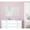 imageKate and Laurel Rhodes Large Framed Decorative Rectangle Wall Mirror 23quot x 29quot Dark Silver Sleek Decorative Wall Mirror with Modern FrameWhite