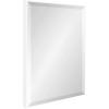 imageKate and Laurel Rhodes Large Framed Decorative Rectangle Wall Mirror 23quot x 29quot Dark Silver Sleek Decorative Wall Mirror with Modern FrameWhite