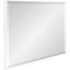 imageKate and Laurel Rhodes Large Framed Decorative Rectangle Wall Mirror 23quot x 29quot Dark Silver Sleek Decorative Wall Mirror with Modern FrameWhite