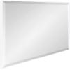 imageKate and Laurel Rhodes Large Framed Decorative Rectangle Wall Mirror 23quot x 29quot Dark Silver Sleek Decorative Wall Mirror with Modern FrameWhite