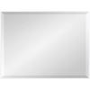 imageKate and Laurel Rhodes Large Framed Decorative Rectangle Wall Mirror 23quot x 29quot Dark Silver Sleek Decorative Wall Mirror with Modern FrameWhite