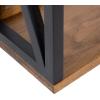 imageKate and Laurel Rigby Farmhouse 3Tier Wall Shelf 25 x 8 x 28 Rustic Brown and Black Decorative Modern Floating Shelves for Wall
