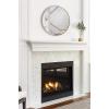 imageKate and Laurel Rollo Modern Round Wall Mirror 22 inch Diameter Black Beautiful Circular Mirror for WallGold