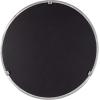 imageKate and Laurel Rollo Modern Round Wall Mirror 22 inch Diameter Black Beautiful Circular Mirror for WallSilver