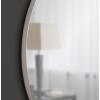 imageKate and Laurel Rollo Modern Round Wall Mirror 22 inch Diameter Black Beautiful Circular Mirror for WallSilver