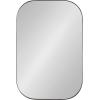 imageKate and Laurel Rollo Modern Rounded Rectangle Mirror 20 x 30 Silver Decorative Metal Framed Mirror with Radius CornersBronze
