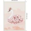 imageKate and Laurel Romantic Floral Swan Framed Canvas Wall Art by July Art Prints 18 x 24 Sylvie Beaded White Whimsical Animals Flowers Nature Art for Wall Decor Living Room Bedroom