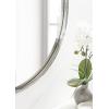 imageKate and Laurel Rowla Modern Round Wall Mirror 24 Inch Diameter Silver Decorative Circle Mirror with Polished Stainless Steel Finish and Large SizeSilver