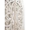 imageKate and Laurel Saanvi Traditional Carved Wood Art Plaque Set 2 pc White Wooden Wall Art with Dimensional HandCarved Design for Bedroom or Living Room Decor