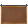 imageKate and Laurel Samuels Rustic Wood Framed Wall Mirror 375 x 2675 Rustic Brown and Dark Charcoal Functional Farmhouse Mirror for DisplayRustic BrownBlack