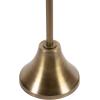imageKate and Laurel Sanzo Modern Pedestal Round Side Table 15 x 15 x 24 Antique Brass and Black Circle End Table with Metal Tabletop for Use as Indoor Plant Stand or Bedroom NightstandGold