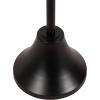 imageKate and Laurel Sanzo Modern Pedestal Round Side Table 15 x 15 x 24 Antique Brass and Black Circle End Table with Metal Tabletop for Use as Indoor Plant Stand or Bedroom NightstandGoldBlack