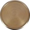 imageKate and Laurel Sanzo Modern Pedestal Round Side Table 15 x 15 x 24 Antique Brass and Black Circle End Table with Metal Tabletop for Use as Indoor Plant Stand or Bedroom NightstandGoldBlack