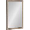 imageKate and Laurel Soniva Traditional Rectangular Wall Mirror 18 x 24 Gold Global Framed Rectangle Vanity Mirror for Use as Bathroom Mirror for Over Sink or Refined Entryway MirrorGold