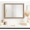 imageKate and Laurel Soniva Traditional Rectangular Wall Mirror 18 x 24 Gold Global Framed Rectangle Vanity Mirror for Use as Bathroom Mirror for Over Sink or Refined Entryway MirrorGold