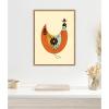 imageKate and Laurel Spring Chicken Framed Canvas Wall Art by Amber Leaders 18 x 24 Sylvie Beaded Rustic Natural Whimsical Animals Abstract Art for Wall Decor Living Room Bedroom
