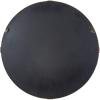 imageKate and Laurel Stockport Framed Round Mirror 28 Inch Diameter Rustic Brown Round Rustic Mirror with Antique Black Frame OrnamentsNatural