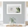 imageKate and Laurel Strahm Traditional Wood Framed Mirror 24 x 36 White Decorative Geometric Rectangular Wall Mirror with Detailed Frame for Classic Home DecorWhite