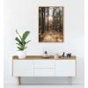 imageKate and Laurel Sylvie A Walk in the Woods Framed Canvas Wall Art by Patricia Hasz of Patricia Rae Photography 23x33 Natural Chic Modern Nature Art for Wall